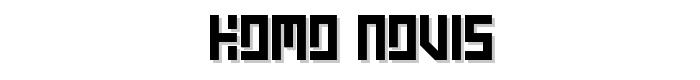 Homo Novis font